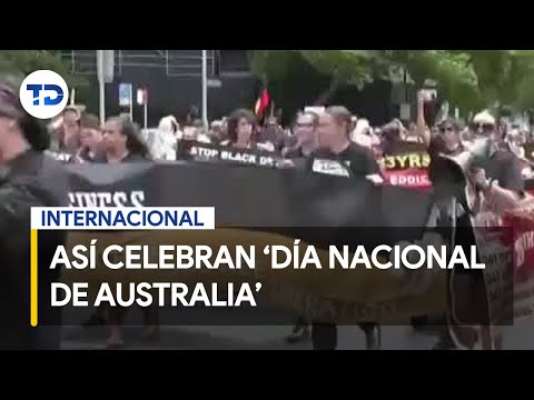 Celebran el ‘Di?a Nacional de Australia’ con protestas en apoyo a comunidad indi?gena del pai?s