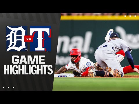 Tigers vs. Rangers Game Highlights (7/19/25) | MLB Highlights