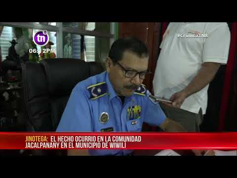 Policía Nacional captura a autores de homicidio en Wiwilí, Jinotega – Nicaragua