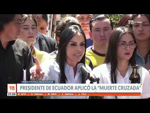 Crisis política en Ecuador: Presidente Lasso aplicó la muerte cruzada ¿Qué significa?