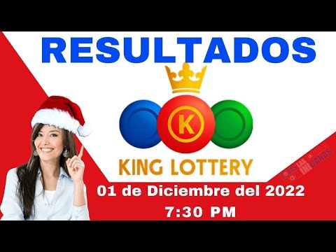Loteria King Lottery 7:30 De hoy Jueves 01 de Diciembre del 2022