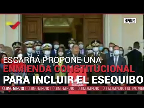 Escarrá propone una enmienda constitucional para incluir al Esequibo como territorio venezolano