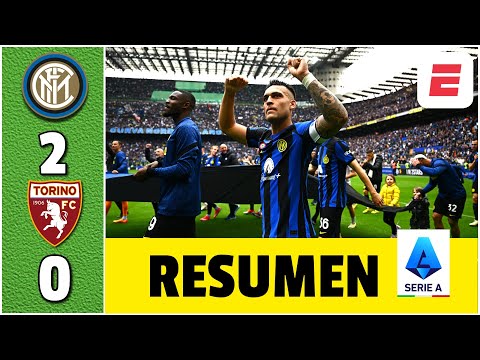 El INTER superó al TORINO 2-0 y festejó el título en casa comandados por LAUTARO MARTÍNEZ | Serie A