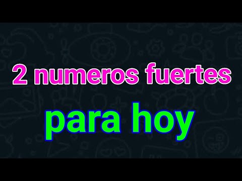 2 numeros fuertes para hoy miercoles corres