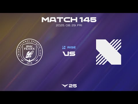 BFX vs DRX | 매치 145 하이라이트 | 08.29 | 2025 LCK