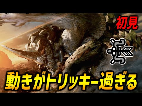【弓で初見】セルレギオスの動きがトリッキー過ぎて最強！【モンハンワイルズ/MHWilds/弓/Bow】