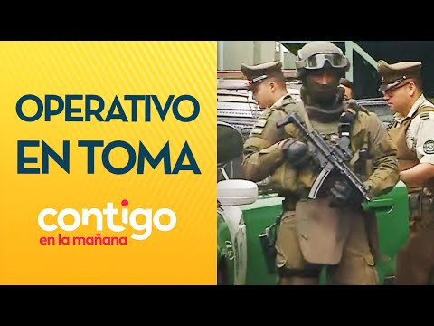 El operativo en toma de Maipú TRAS CRIMEN de teniente Sánchez -Contigo en la Mañana