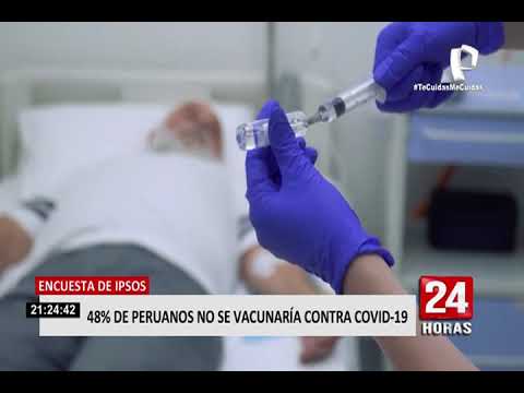 Covid-19 en Perú: el 48 % de los peruanos no se vacunaría contra el coronavirus