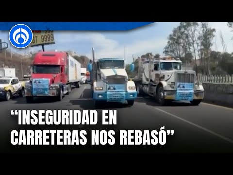 Transportistas bloquearán carreteras con 150 mil vehículos este puente