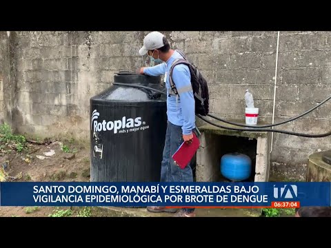 Santo Domingo, Manabí y Esmeraldas bajo vigilancia epidemiológica por dengue