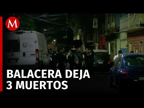 Se registra una balacera en la alcaldía Azcapotzalco que deja tres muertos