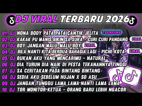 DJ TIKTOK TERBARU 2026-🎵DJ BODY PATA PATA CANTIK JELITA 🎵DJ KAKA PU MANIS BIKIN SA SUKA FULL ALBUM