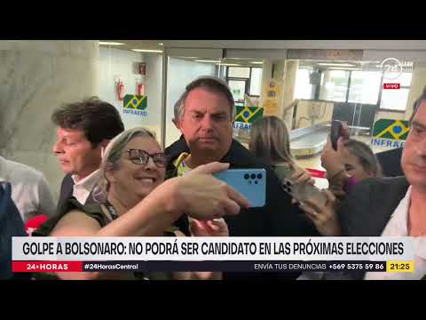 Golpe a Bolsonaro: no podrá ser candidato en las próximas elecciones