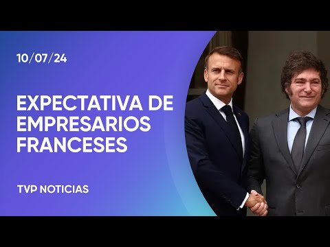 Javier Milei en Francia: cumbre con Macron y expectativa tras reunión con empresarios