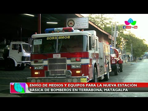 Envían medios y equipos para la nueva estación básica de bomberos en Terrabona, Matagalpa