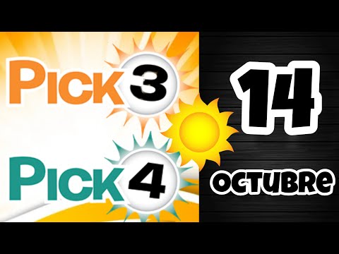 Resultado PICK 3 Y PICK 4 DIA Lunes 14 de Octubre de 2024