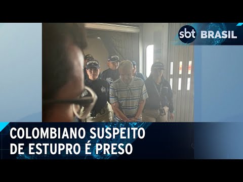 Colombiano é preso por estupro após investigações feitas pelo pai da vítima | SBT Brasil (11/04/24)