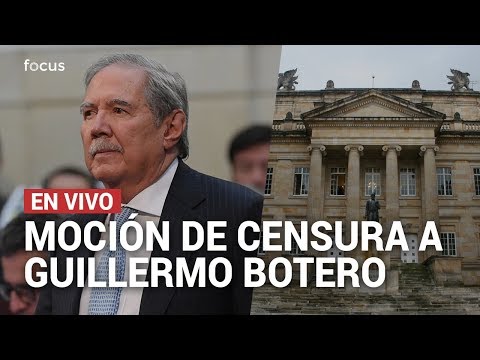 Debate de moción de censura a Guillermo Botero en el Senado