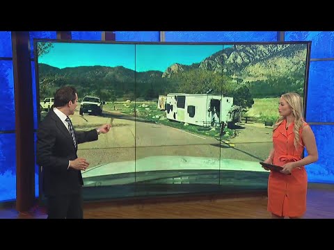 Wind topples RVs at Colorado state park
