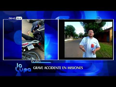Grave accidente de tránsito en Misiones