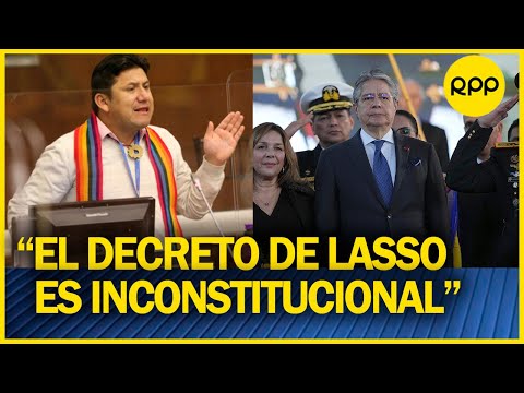 Asambleísta ecuatoriano sobre decreto de Lasso: “Rompe los principios de un estado democrático”