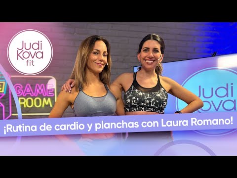 Entrenamiento aeróbico con planchas junto a Laura Romano - #JudiKovaFit - Episodio 15