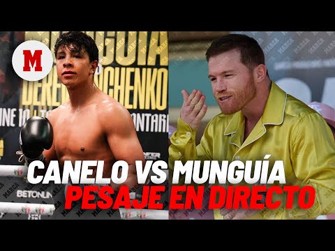 EN DIRECTO I Canelo vs Jaime Munguía, pesaje y cara a cara en vivo