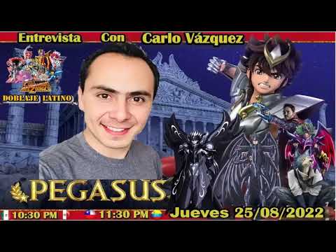 próximamente entrevista con Carlo Vázquez  en la página Los Caballeros del Zodiaco Doblaje Latino