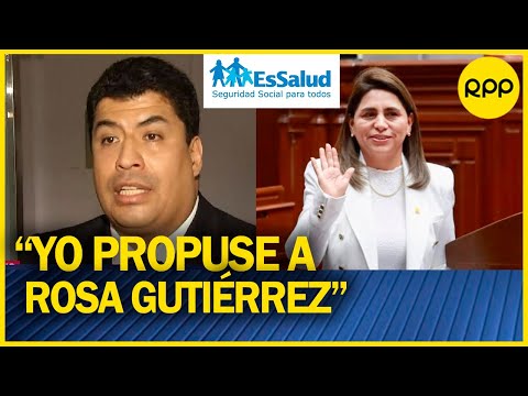Ministro de Trabajo: “Yo propuse a Rosa Gutiérrez, no ha sido acusada de corrupción”