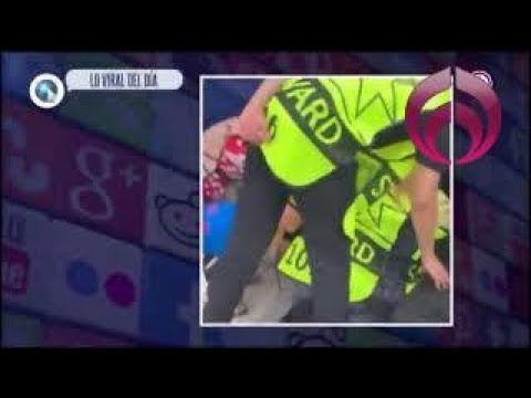Cristiano Ronaldo noqueó con balonazo a guardia de seguridad | Javier Poza en Fórmula