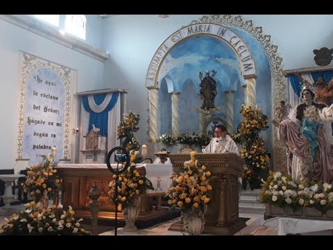 Inédita celebración a la Virgen de la Asunción