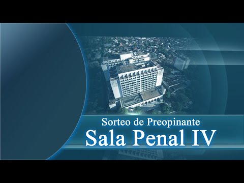 14-06-2024 Sorteo de Preopinantes Sala Penal IV
