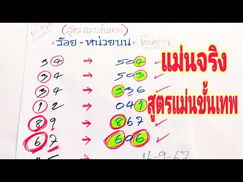 สูตรแม่นขั้นเทพ🎯หลักร้อย-หน่วย