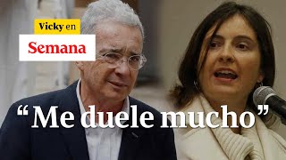 El dolor de Paloma Valencia por renuncia de Álvaro Uribe al Senado | Vicky en Semana