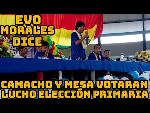 EVO MORALES DENUNCIA QUE GOBIERNO ESTA BUSCANDO QUE NO EXISTA ELECCIONES JUDICIALES BOLIVIA..