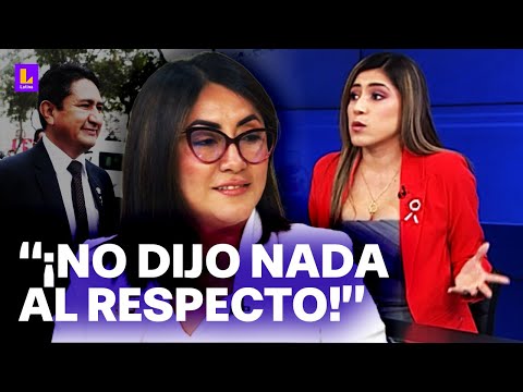 Kelly Portalatino es confrontada por chat con Vladimir Cerrón y esto fue lo que respondió