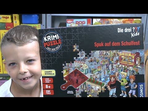 Spielepuzzle: Die drei ??? Kids - Spuk auf dem Schulfest (Kosmos) - ab 8 Jahre