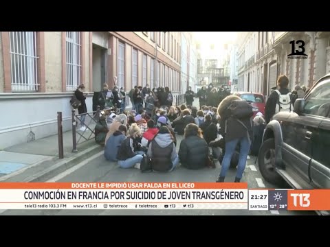 Conmoción en Francia por suicidio de joven transgénero