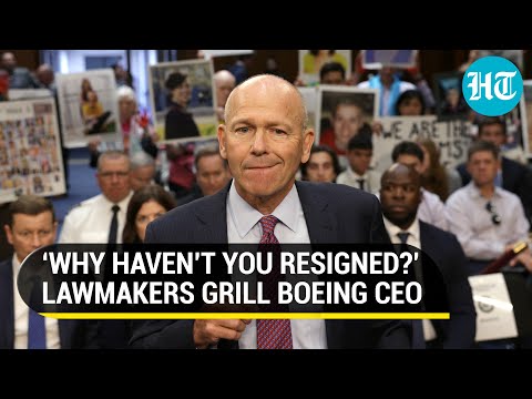 Boeing CEO David Calhoun Blasted Over $32.8 Mn Salary & Safety Records By Senate Panel | Watch