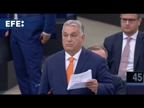 Orbán recibe duras críticas tras su intervención en el Parlamento Europeo