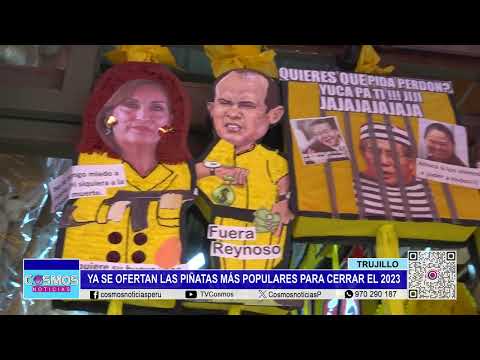 Trujillo: ofertan las piñatas más populares para cerrar el 2023