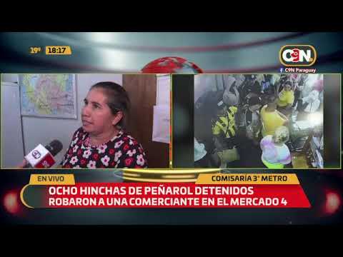 Ocho hinchas de Peñarol detenidos