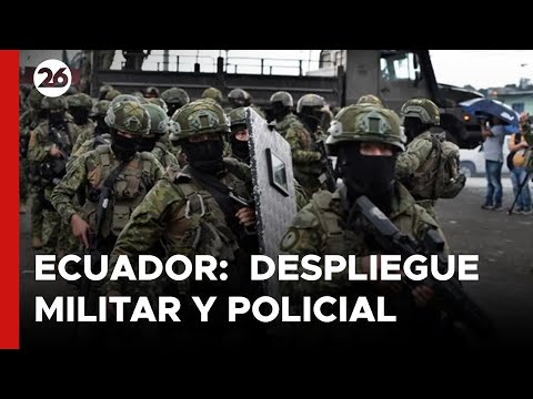 Ecuador: el Parlamento respalda el despliegue militar y policial contra el narcotráfico