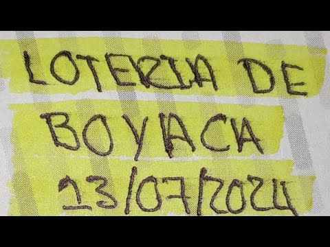 13/07/2024  Pronósticos Chances y Loterías números ganadores baloto y Boyacá #chanceloteriacolombia