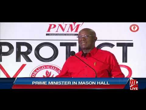 PM Rowley Calls On Tobagonians To Choose Carefully In Upcoming THA Election