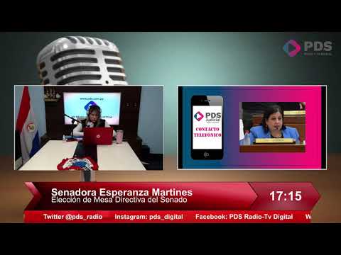 Entrevista- Senadora Esperanza ,Martinez Elección de Mesa Directiva del Senado