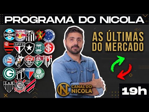 AO VIVO: GABIGOL, RAMÓN DIAZ, VASCO, SPFC, ZÊRO, GALO, GRENAL, CUCA, DINIZ, MERCADO, BOTA E MAIS