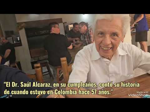 Celebrando los 97 años del Dr. Saúl AlcarazEn su cumpleaños.