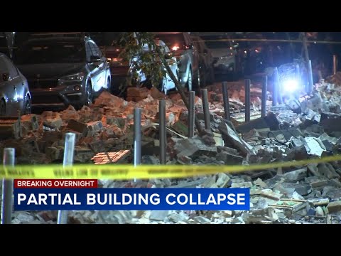 Recently converted apartment complex partially collapses in Philadelphia's Francisville neighborhood