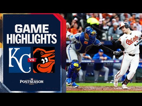 Royals vs. Orioles ALWC Game 1 Highlights (10/1/24) | MLB Highlights